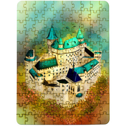 Drevené puzzle Bojnický zámok - puzzle na dreve - nadreve.sk